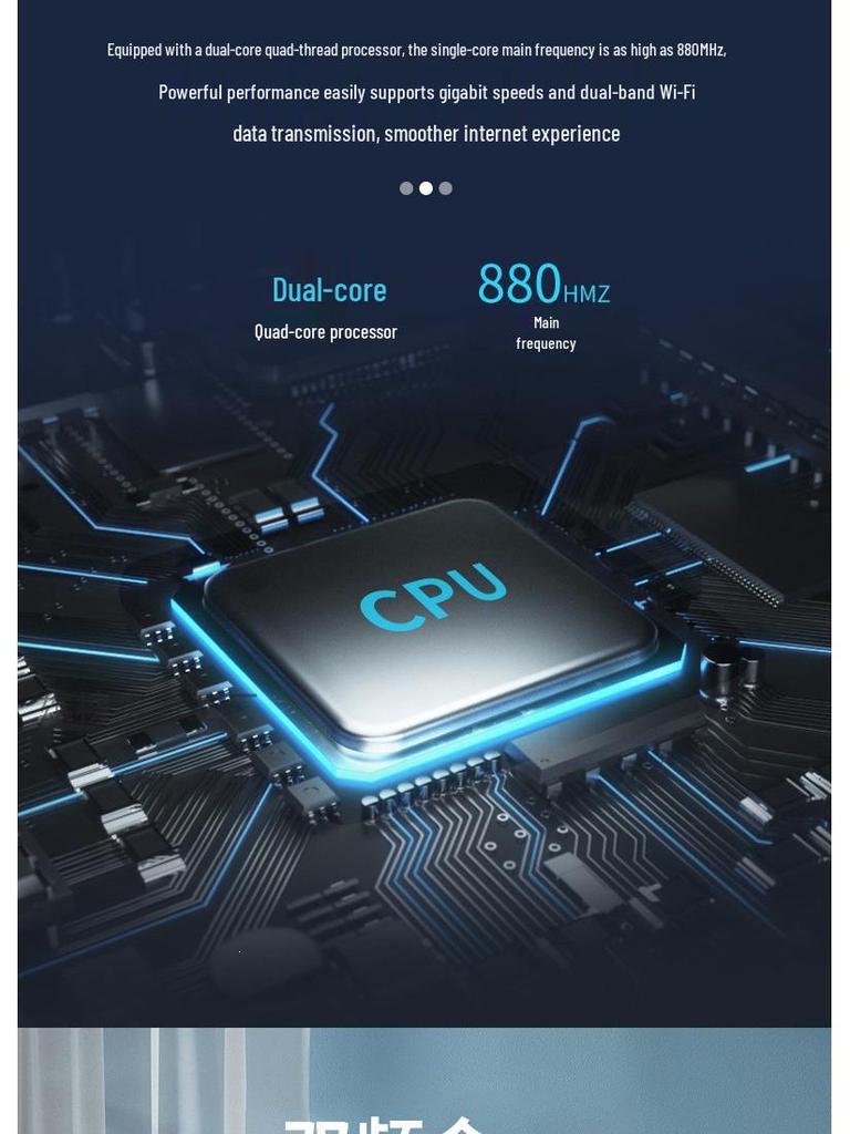 High-Speed 5G Dual-Band Gigabit WiFi Router for Homes & Apartments