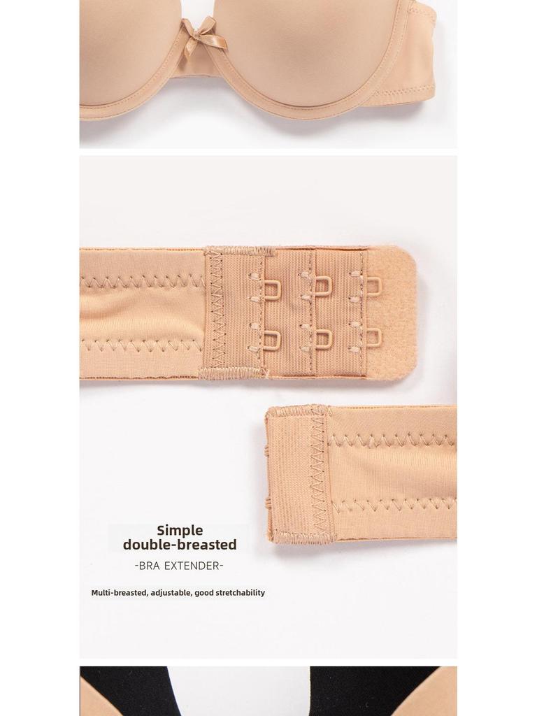 Justerbar BH mot hengende bryster for kvinner, Stor størrelse, Formstøpt cup, Nylonmateriale