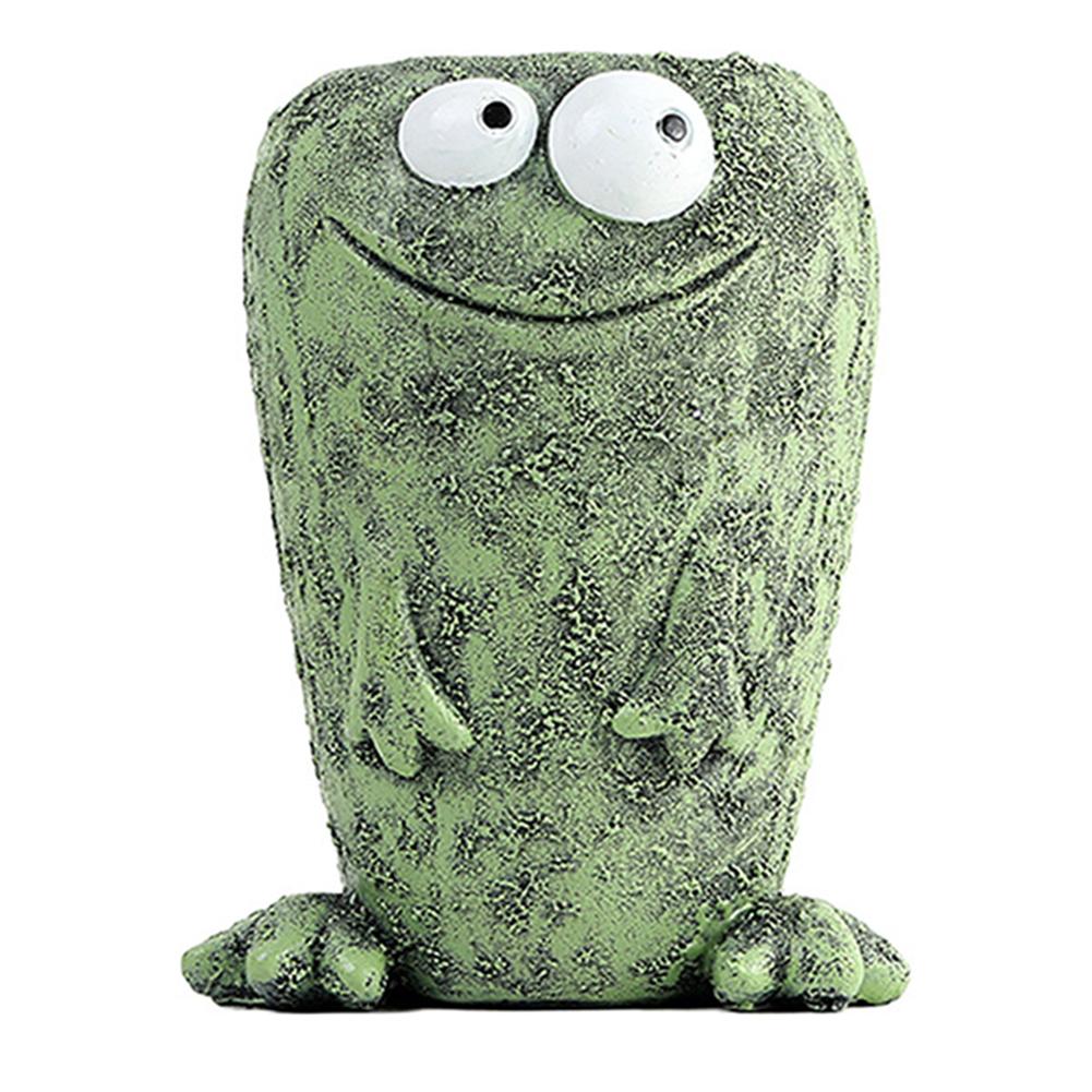 

Cartoon Frog Flower Container Resin Cute Frog Succulent Pot Small Frog Planter Ornament for Indoor Plants
