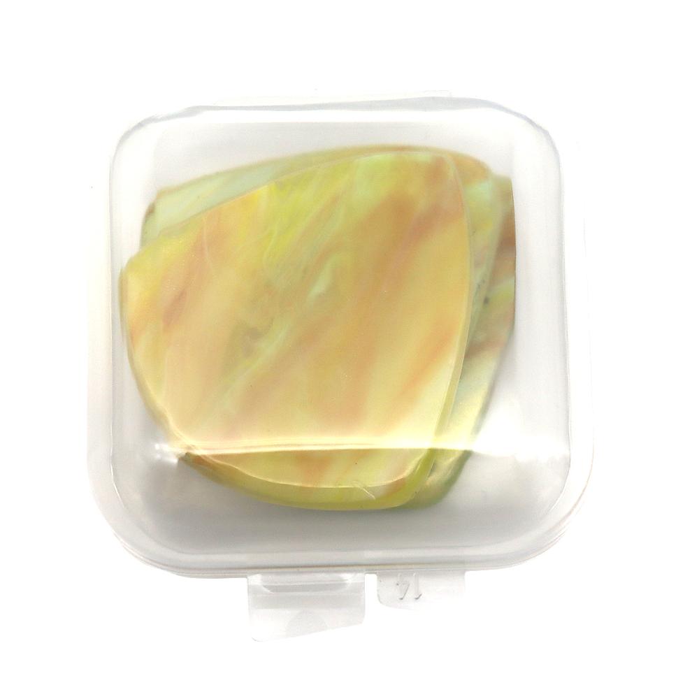 3Pcs Resin Guitar Picks Electric Guitar Parts Picks Accessories 9 Kinds Color Picks With Box