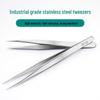 DIY Stainless Steel Curved Tip Anti-static Tweezers for Bird's Nest Handling and Eyelash Extensions