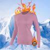 Women's Fleece-Lined Quick-Dry Warm Set: Long-Sleeved Top and Pants for Home & Outdoor Autumn/Winter Fitness