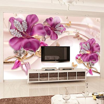 Tapet 3D Modern Stereo Bijuterii Fundal Decorare Perete Tapet Mural Impermeabil Sufragerie Tapet TV