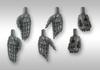 M.S.G Modeling Support Goods Sharp Hand Unit 25mm Non-Scale Plastic Model Kit Accessory