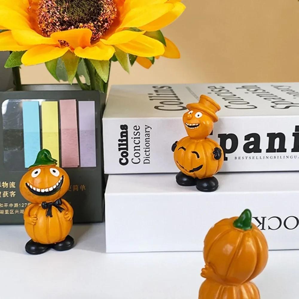 Halloween Pumpkin Nordic Style 3 Sets Resin Craft Ornaments Creative Living Room Desktop Decoration Shooting Decor Home