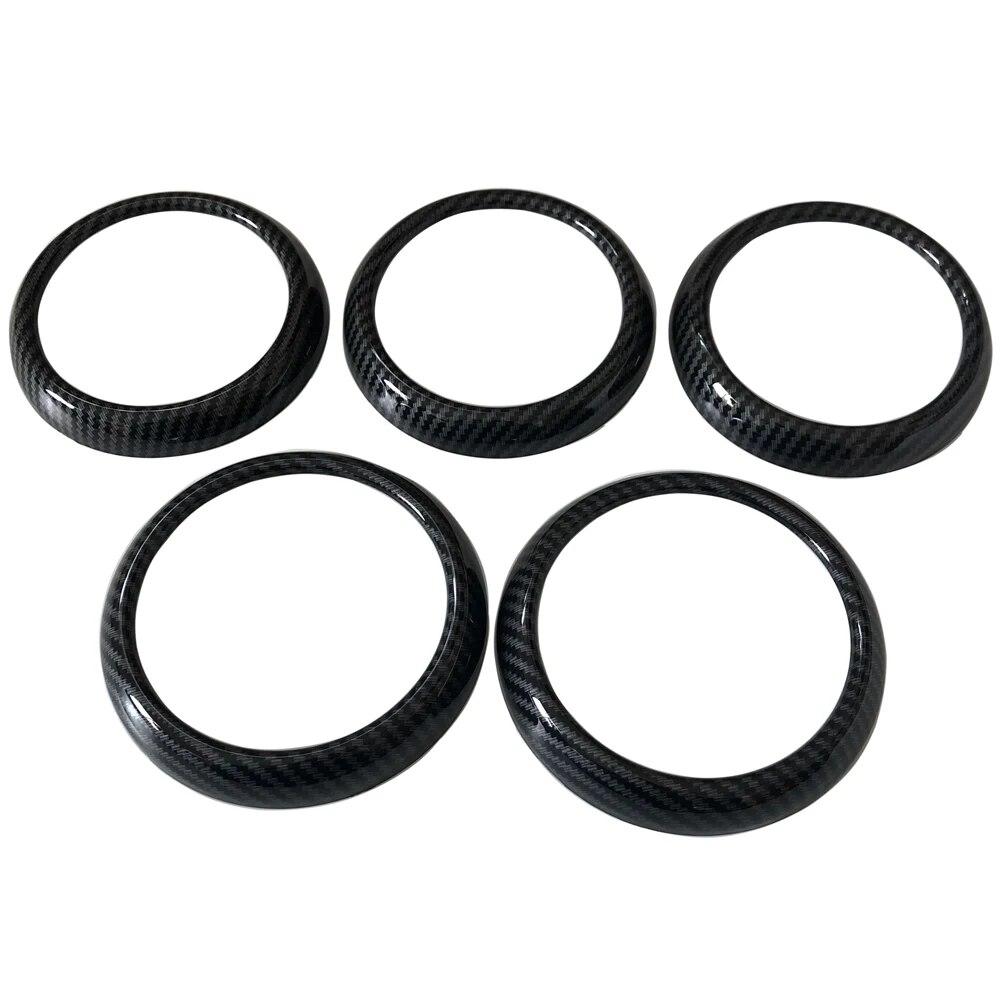 

Углеродное волокно в стиле кондиционера, вентиляционное отверстие, кольцевая крышка, декоративная накладка для Mercedes Benz GLA X156 CLA C117 class ( не для АБ ) 2015 to 2019 GLA