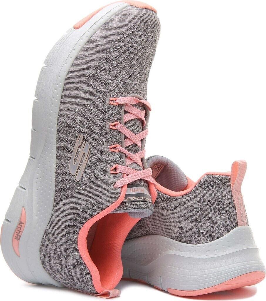 Кроссовки Skechers Arch Fit - Comfy Wave серый/розовый