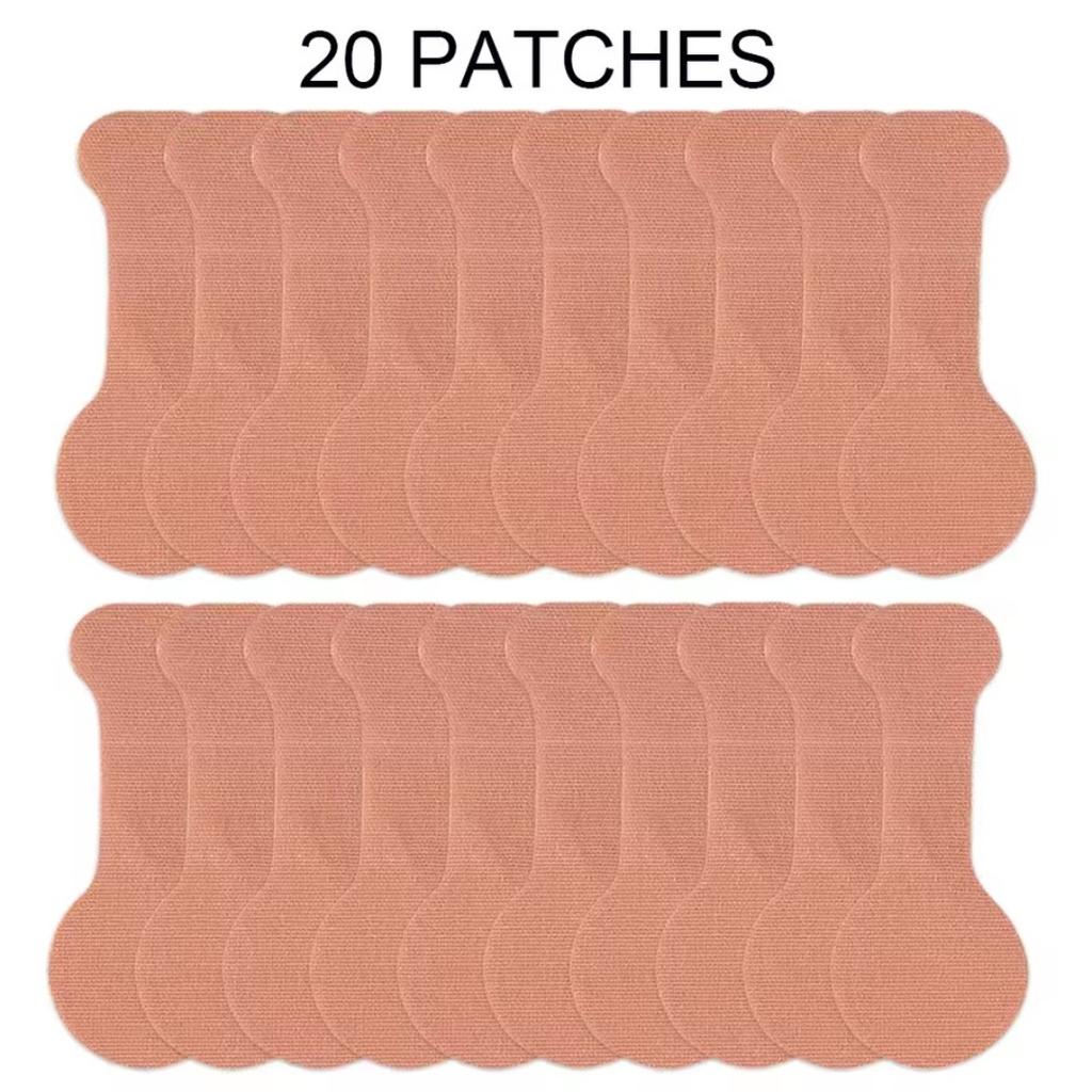 20Pcs Finger Protector Sticker Foot Patches Anti Wear Patch Hallux Valgus Orthopedic Patch Bunion Correction Patch Toe Separator
