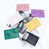 Leather Ultra-thin Small Change Purse Ins-style Exquisite Sheepskin Woven Card Bag Transformed Into Portable