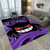 3D Pokémon Cute Gengar Printed Carpet Living Room Bedroom Carpet Non-slip Carpet Home Bedroom Decor Area Rug Birthday Gift