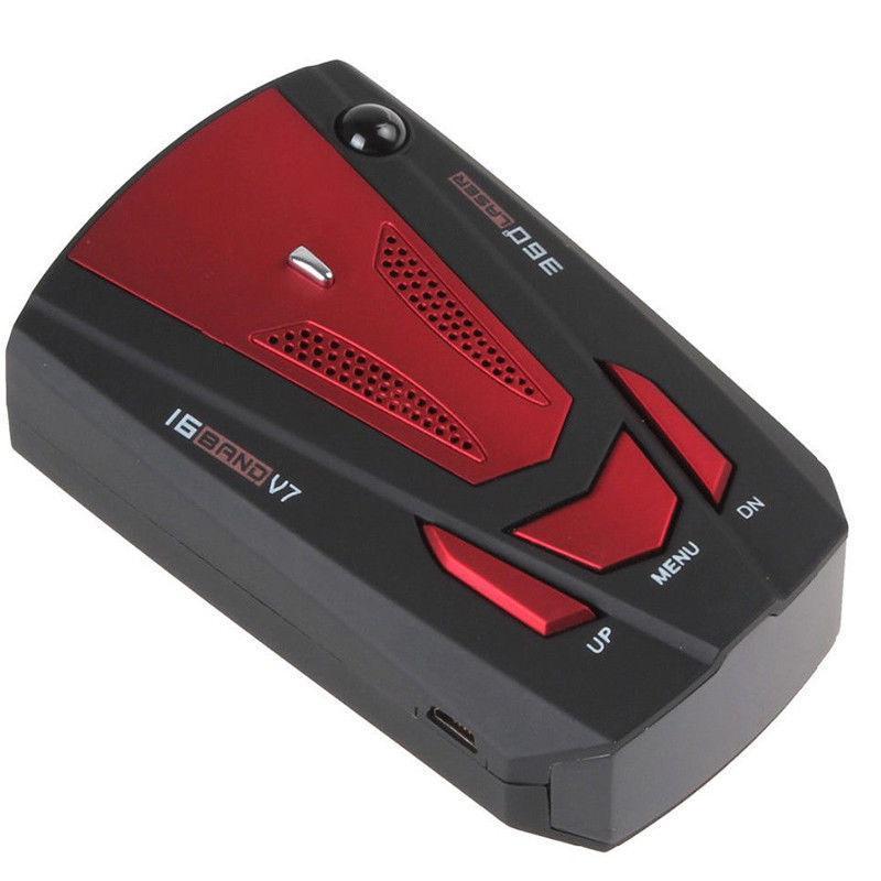 V7 Car Detector 360 Degree Detection Voice Alert Car Radar Detector for Car Speed Limited