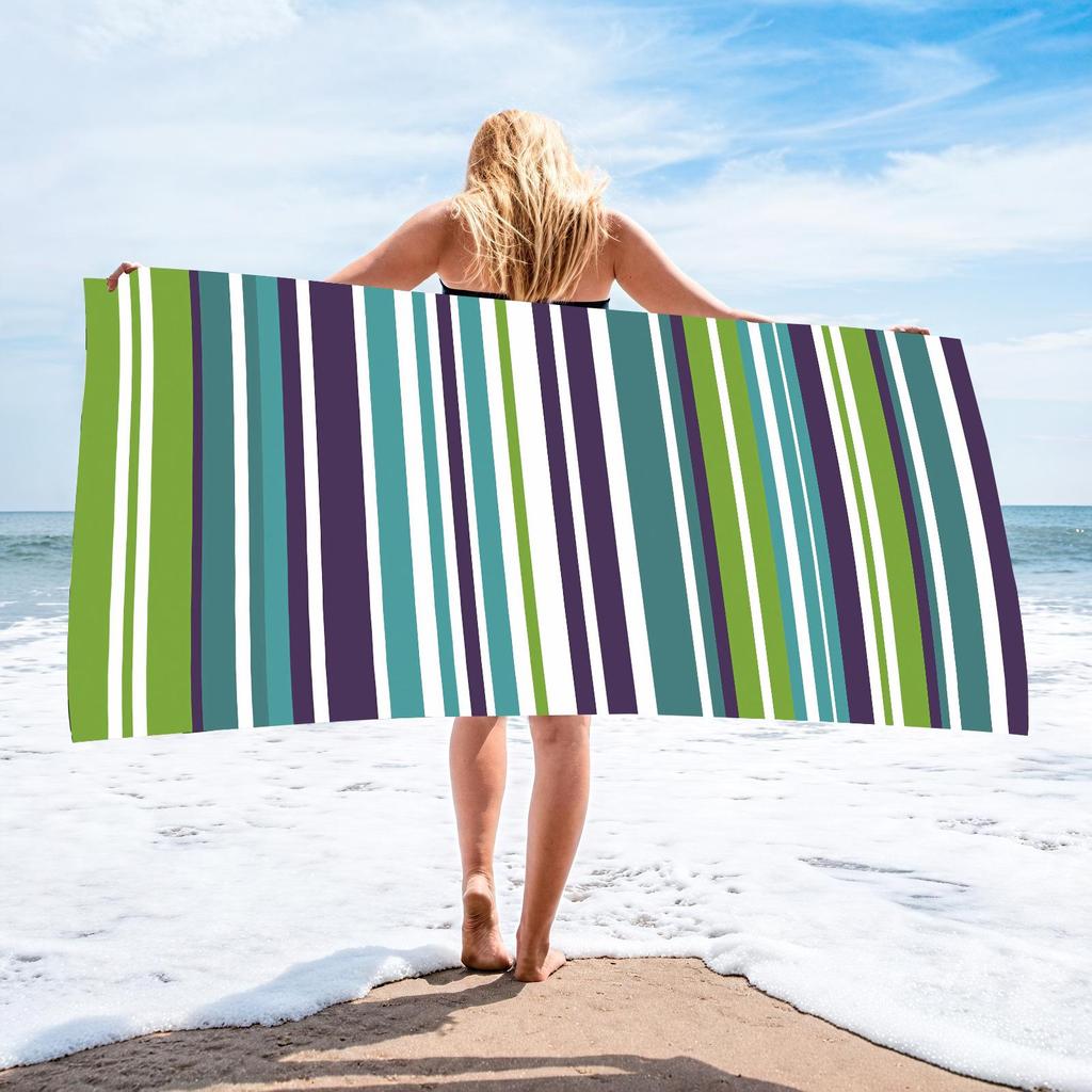 70x140 Microfiber Custom Printed Beach Towel - Absorbent & In Stock