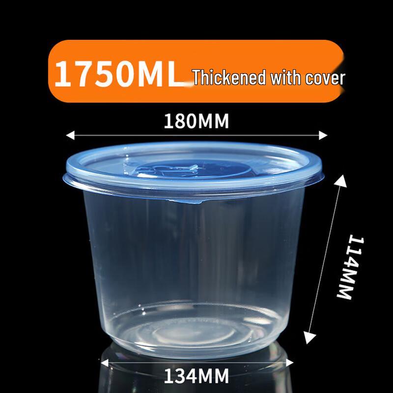 Disposable Transparent Food Containers with Lids