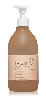 HAGU Hug Baby Baby Newborn Baby Large Capacity 400mL Lotion, Hypoallergenic, Cream, Moisturizing, Additive-Free, Unscented,