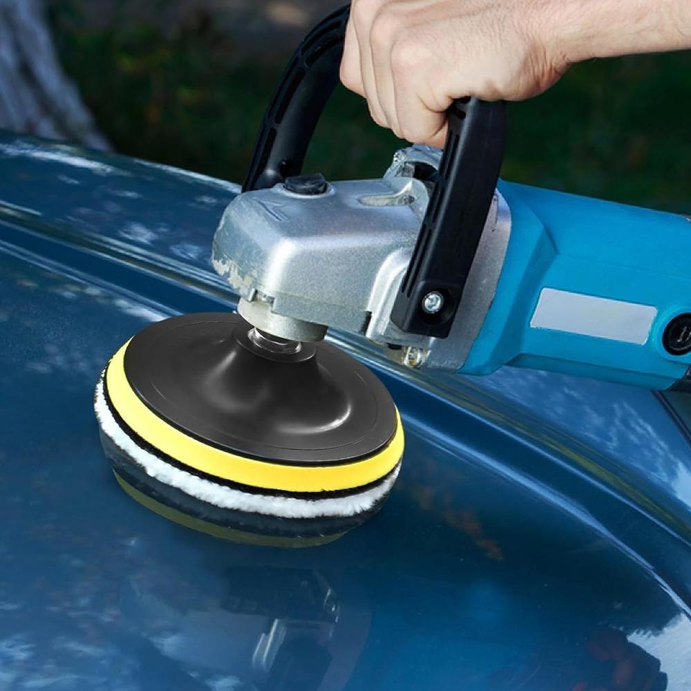 7pcs 4 Inch Diameter Buffing Drill Attachments Car Polisher Kits For Car Polishing