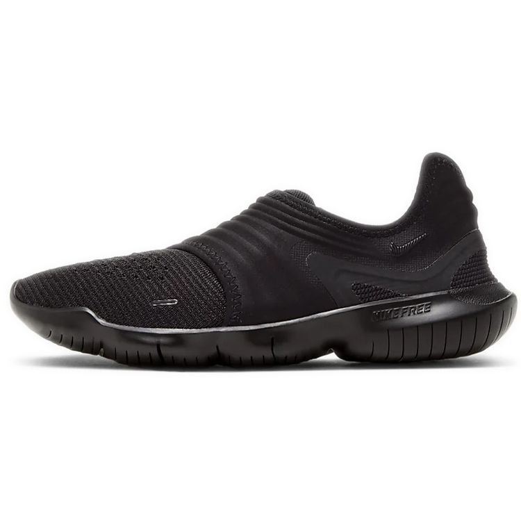 

Женские кроссовки Nike Free RN Flyknit 3.0 Triple Black AQ5708-006