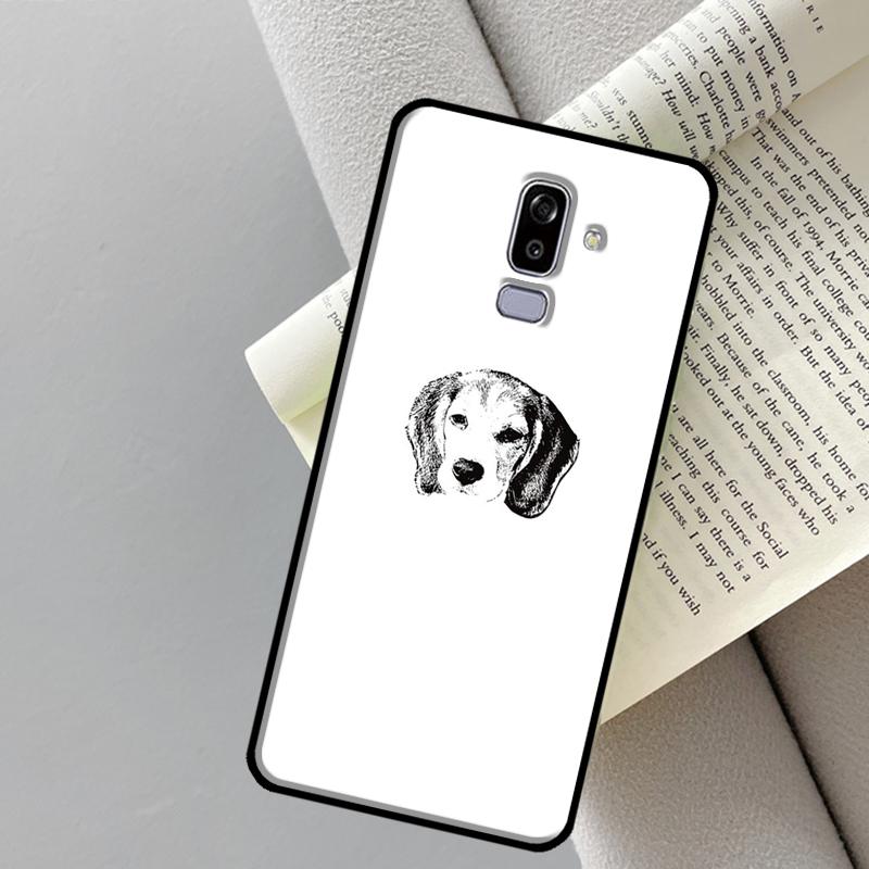 Cartoon Beagle Dog Phone Case For Samsung Galaxy J7 J5 J3 2017 A3 A5 J1 2016 J4 J6 A6 A8 Plus J8 A9 2018 Case