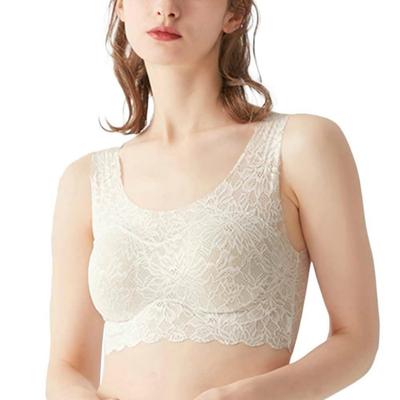Beautiful Bust for Natural White [Gunze] Half-top Lace, Non-tight, Line, Tuche, TC6855, Women, 1.