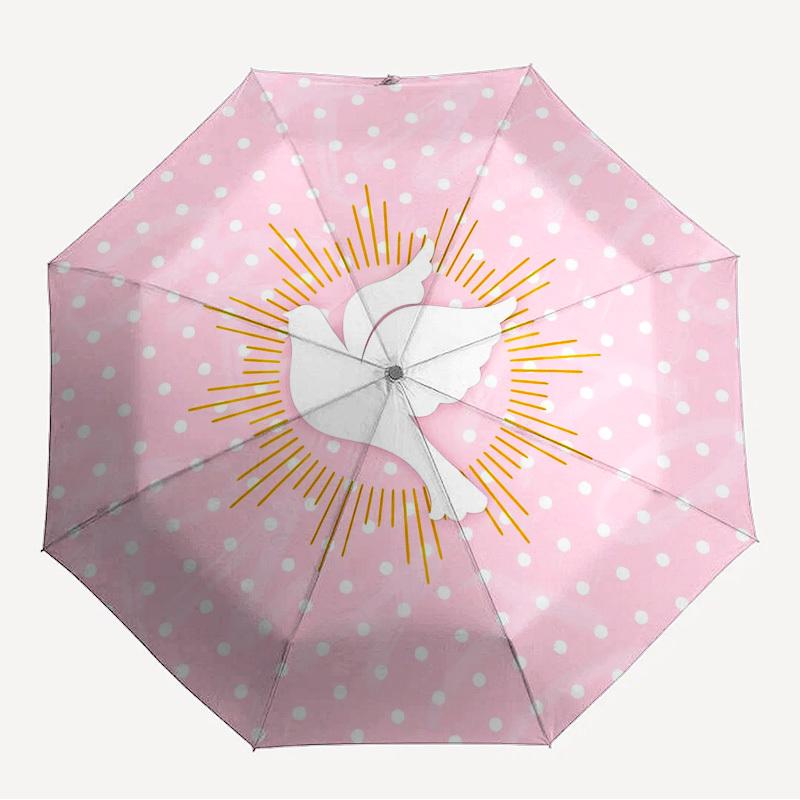 

1pc Dove Themed High-quality Umbrella,Automatic Opening and Closing Umbrella,Multi-functional Umbrella G0811291