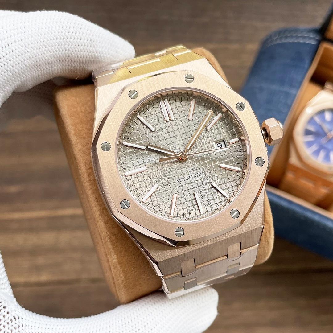

Чоловічий автоматичний годинник Royal Oak зі сталевим браслетом 15500/15400