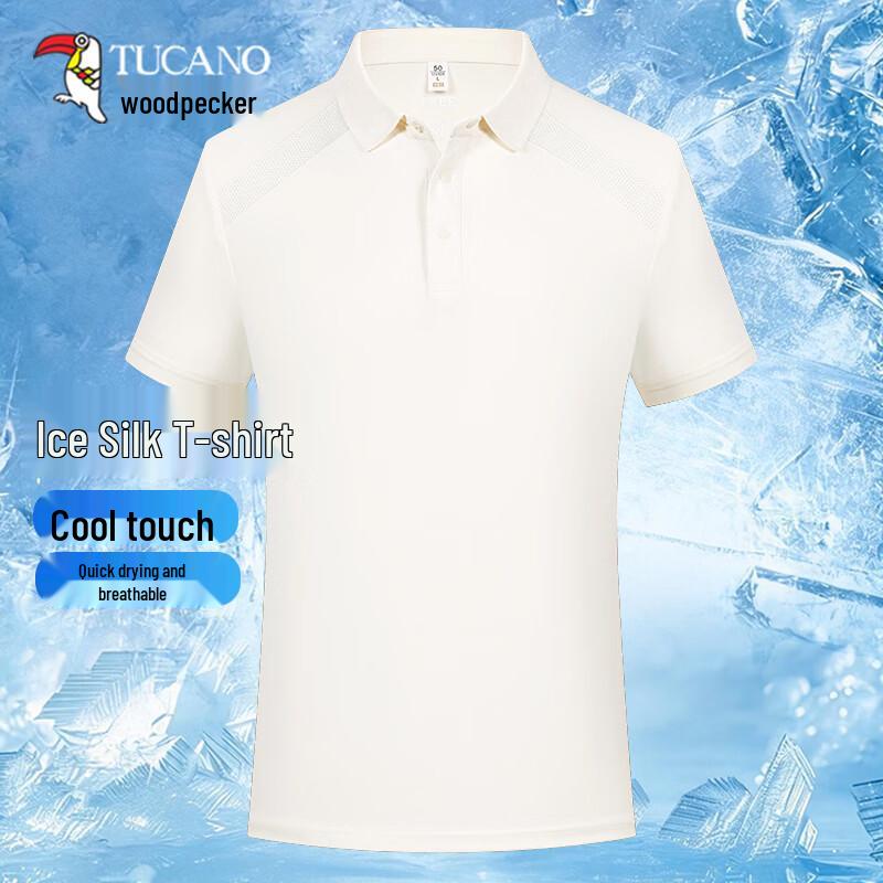 TUCANO Men s Ice Silk Quick-Dry Polo Shirt 4XL