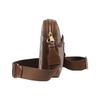Gucci GG Retro Series Logo Canvas And Leather Shoulder Bag Unisex Shoulder Bag Ebony Brown 675891-92THG-8563