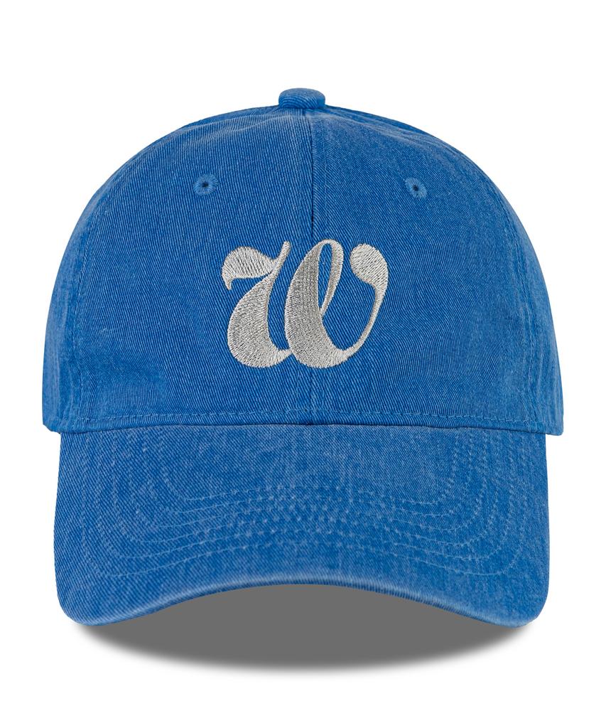 Wig W Script Pigment Ball Cap - Blue