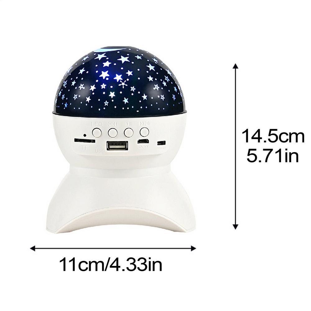 Projection Speaker Wireless Starry Projection Light Speaker Lighting Night Light Projector Projector With Speaker Colorful