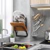 No-Drill Wall-Mounted Pot Lid and Chopping Board Holder