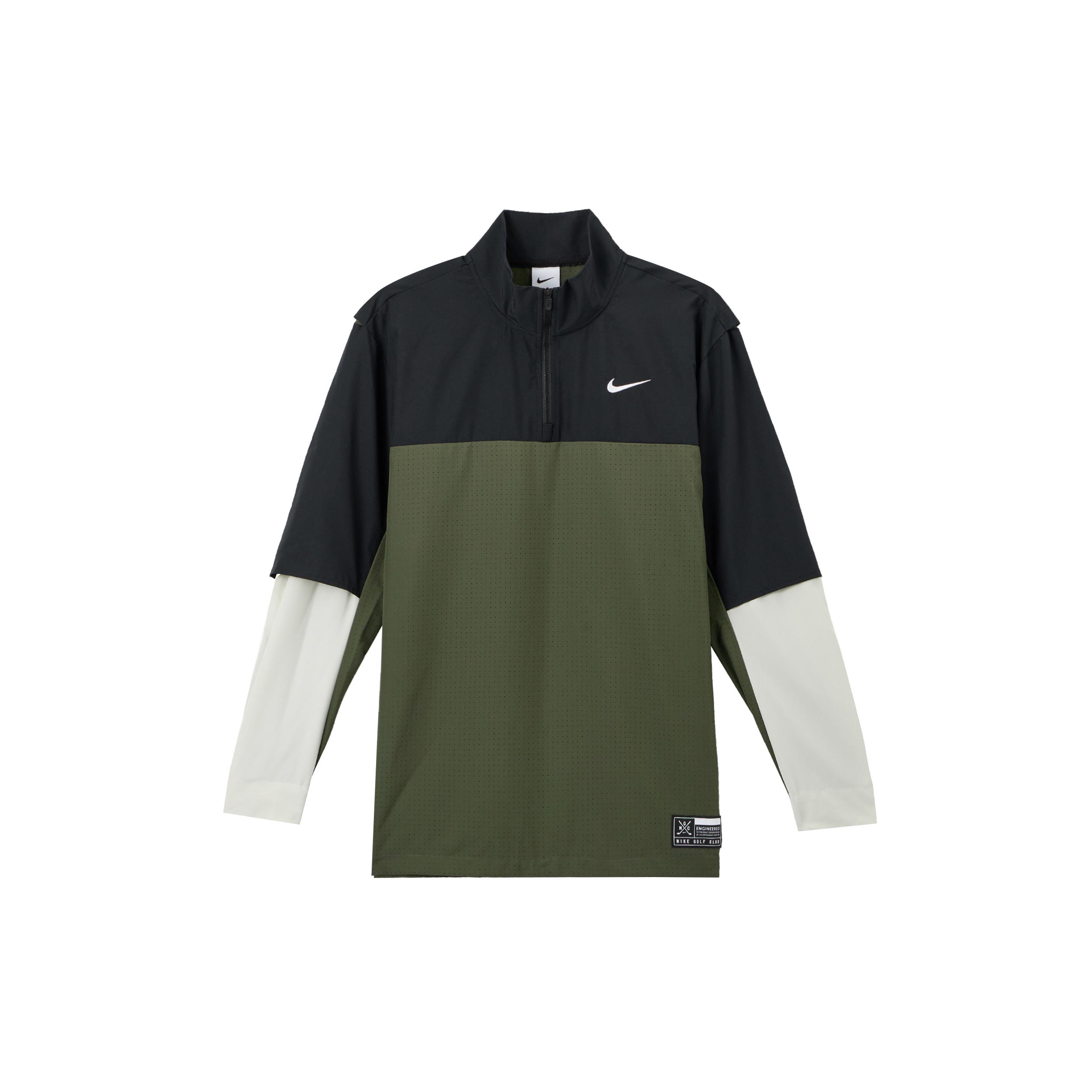 Nike Club Golf Dri Fit Golf Clothing Men s Black/Khaki Green/Light Bone/White FQ1156-010 S