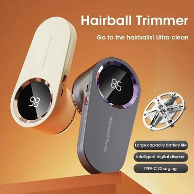 USB Rechargeable Fabric Shaver Lint Remover, Portable LED Display for Clothing Sweater Jacket