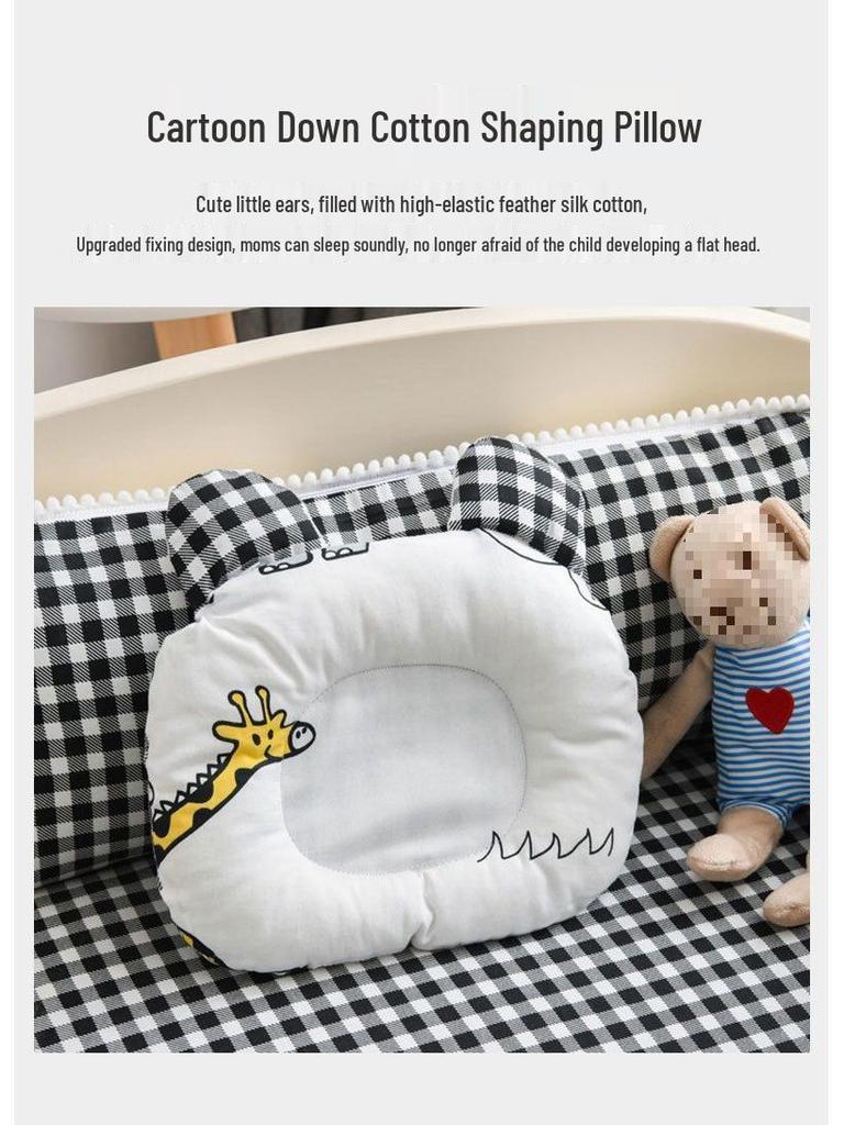 Foldable Portable Baby Crib: Anti-Pressure, Anti-Startle Pure Cotton Sleeping Bed