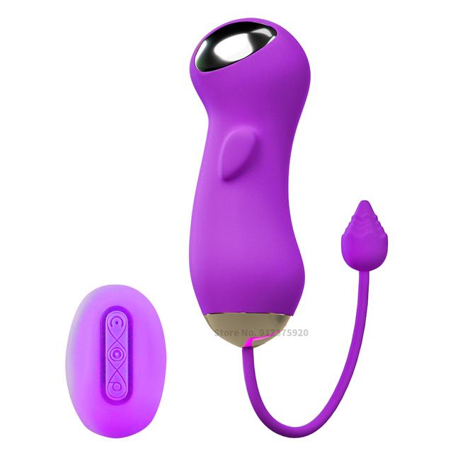 New 10 Frequency Vaginal Shock Vibrator G Spot Massage Clitoris Wireless Remote Control Vaginal Vibration Adult Female Sex Toy Kegel Ball