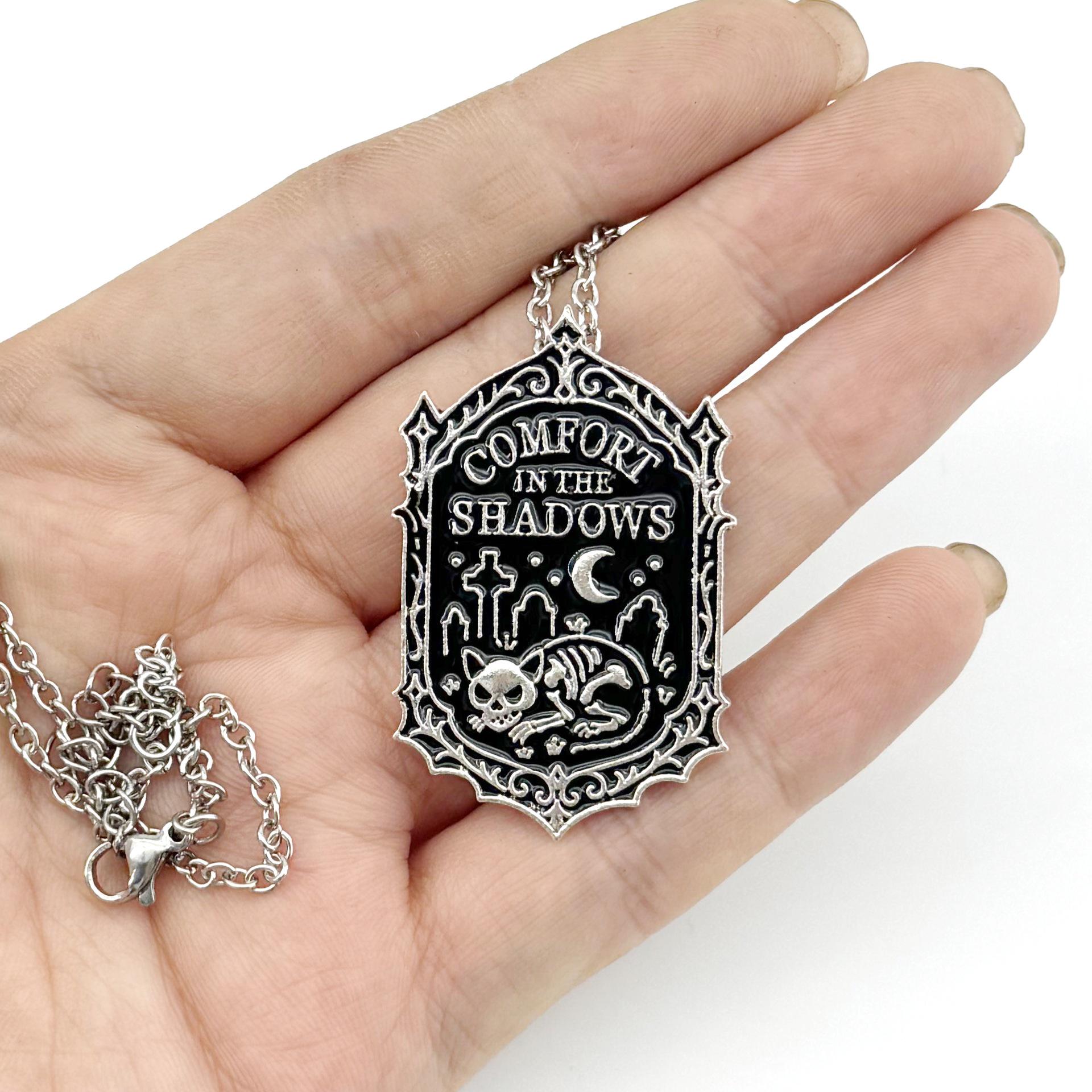 Delicate Silver Butterfly Pendant Necklace with Artistic English Font 1