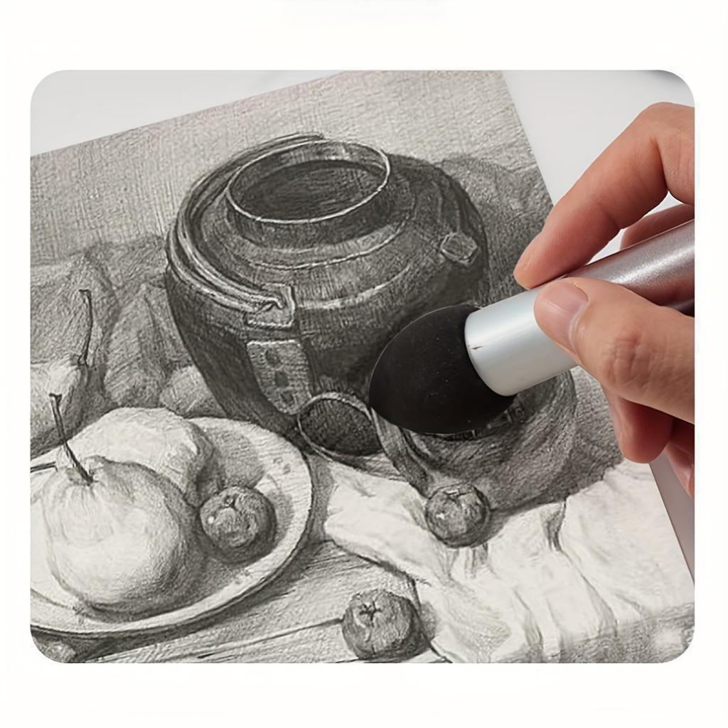 Artist Blending Pen, Washable, Reusable Sponge Brushes for Sketching, Drawing - Perfect for Lightening Highlighting & Correcting