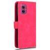 For Motorola Moto G55 5G Leather Case Skin-Feel Anti-Drop Wallet Flip Phone Cover