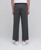 MUSINSA STANDARD Wide Hidden Banding Crop Slacks [Medium Gray]