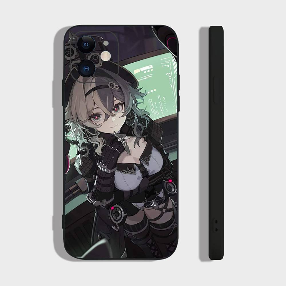Vill-V Animated Game H-Honkai Impact 3rd Phone Case For IPhone 17 Air 16 15 14 13 Pro Max 11 12 Black Silicone Cover