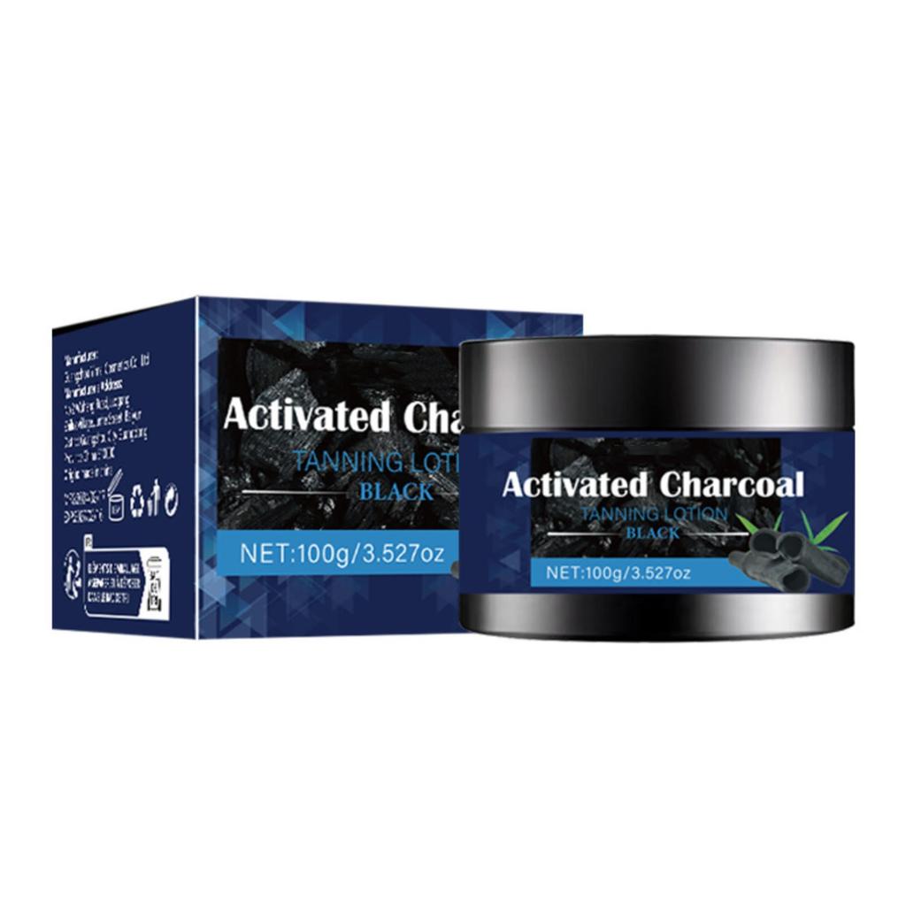 Activated Charcoal Tanning Lotion Copper Moisturizing Body Universal Moisturizing 100g
