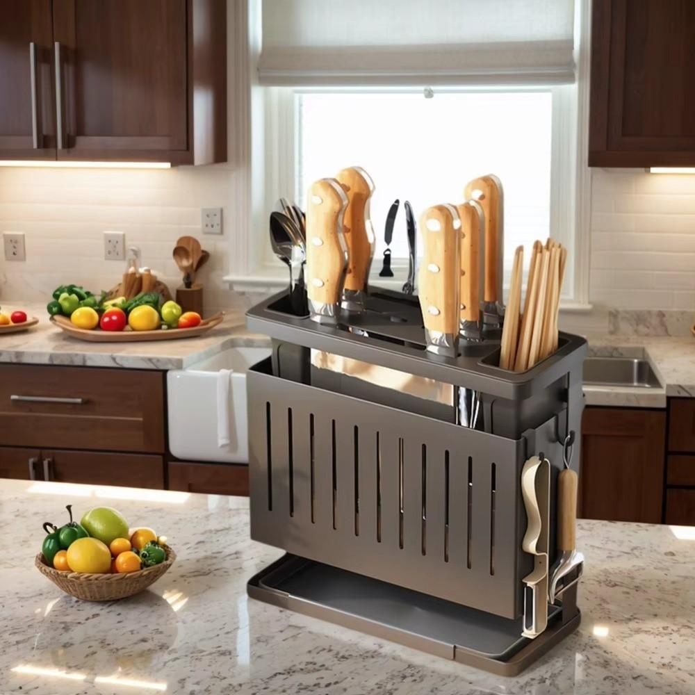 Detachable Kitchen Storage Rack Carbon Steel Drain Rack Kitchen Organizer  Countertop Placement