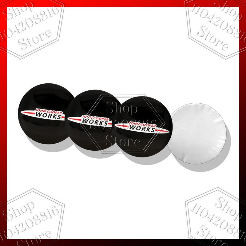 

4Pcs 54/56mm Car Wheel Center Hub Caps Rim Covers Emblem Sticker For JCW R53 R55 R56 R57 R60 R61 F54 F55 F56 F57 F60 Accessories