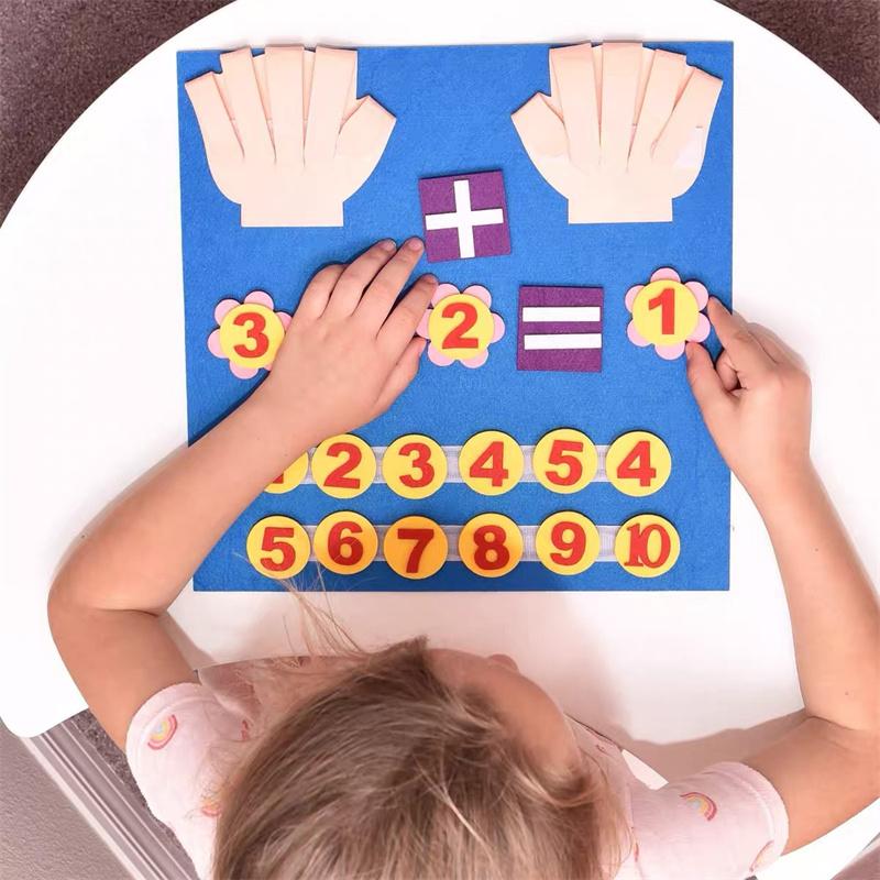 Matematika Lepenka Matematické hračky Montessori hračka Dětská Vzdělávací Pedagogická Učení Didaktická Číselná Vzdělávání Koníčky