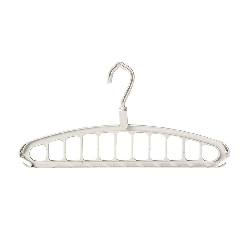 11 Hole Organizer Clothes Hanger Magic Plastic Folding Space Saving Clothes Wardrobe Storage Multifunction Rotate Drying Rack