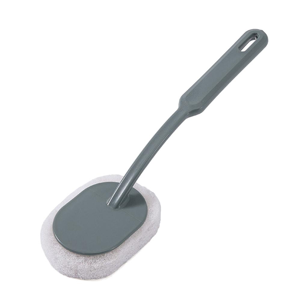 Scrub Brush Sponge Head   Handle Cleaning Brush for Cleaning Bathroom Wall Bathtub Floor