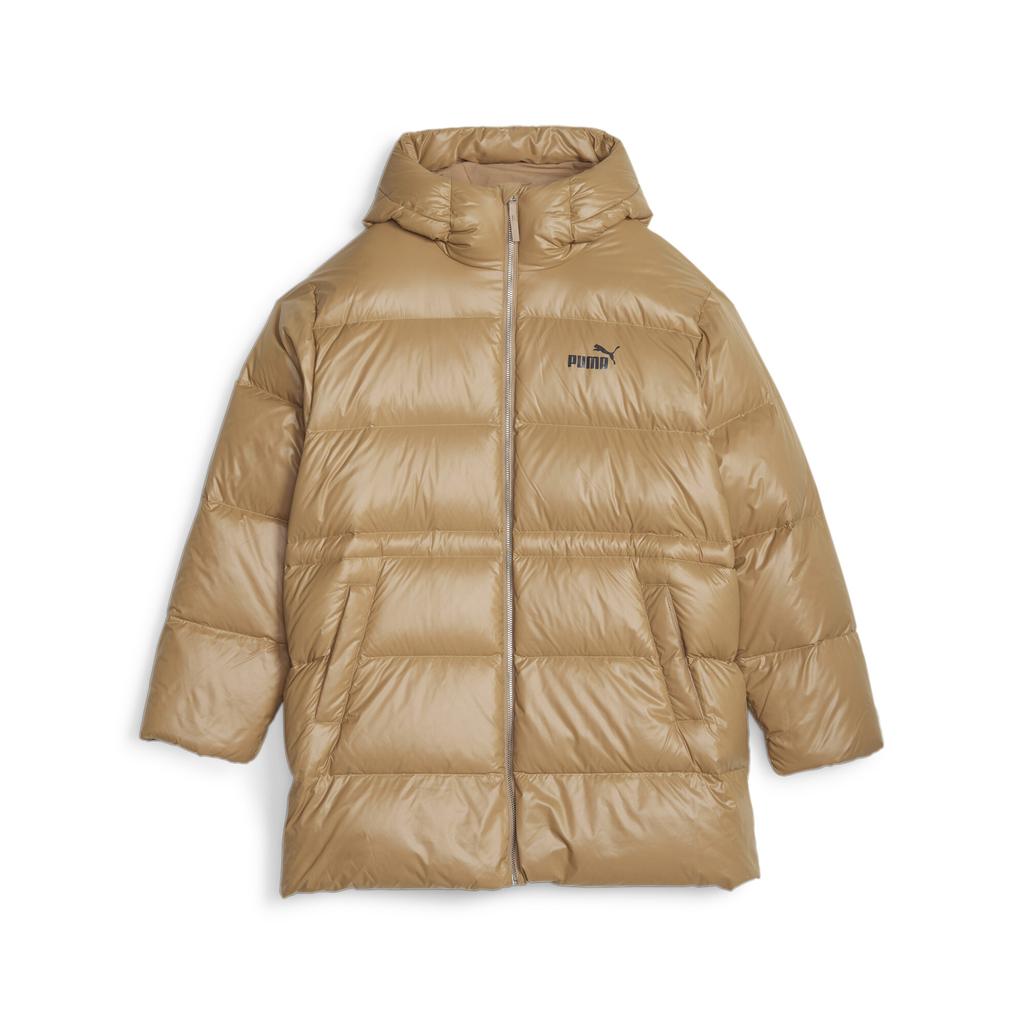 Puma STYLE HOODED DOWN women's hooded jacket beige 67536885 r L