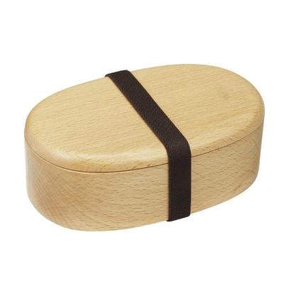 Maruju Beechwood Carved Bento Oval with Band Box, Shape,