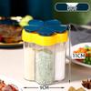 Five-in-One Spice Jar Set: Compartmentalized, Sealed Storage with Controllable Pour Lids