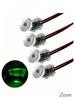 LED lamps for car door handles, 4 pcs, transparent case, single color light, 12V, for door cup