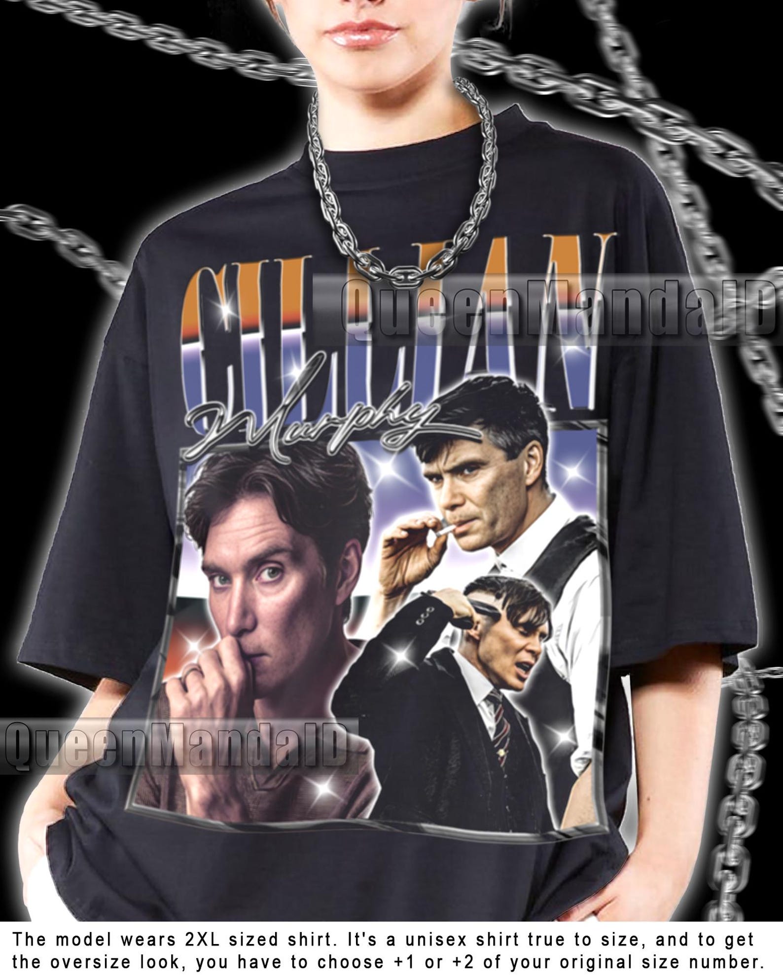 Cillian Murphy Shirt 90s Retro Fan Tee, Unisex Movie T-Shirt, Vintage Style R153 S