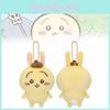 Cute Plush Cartoon Bear Keychain Featuring Adorable Pacha Dog And Big Ear Dog Design